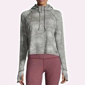 The North Face Motivation Flashdry Hoodie in Asphalt Jacquard Top Women’s M